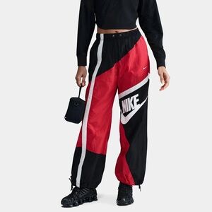 Nike Sportswear Street Style Mid Rise Loose Fit Woven Pants HJ4178-657 Large Y2K